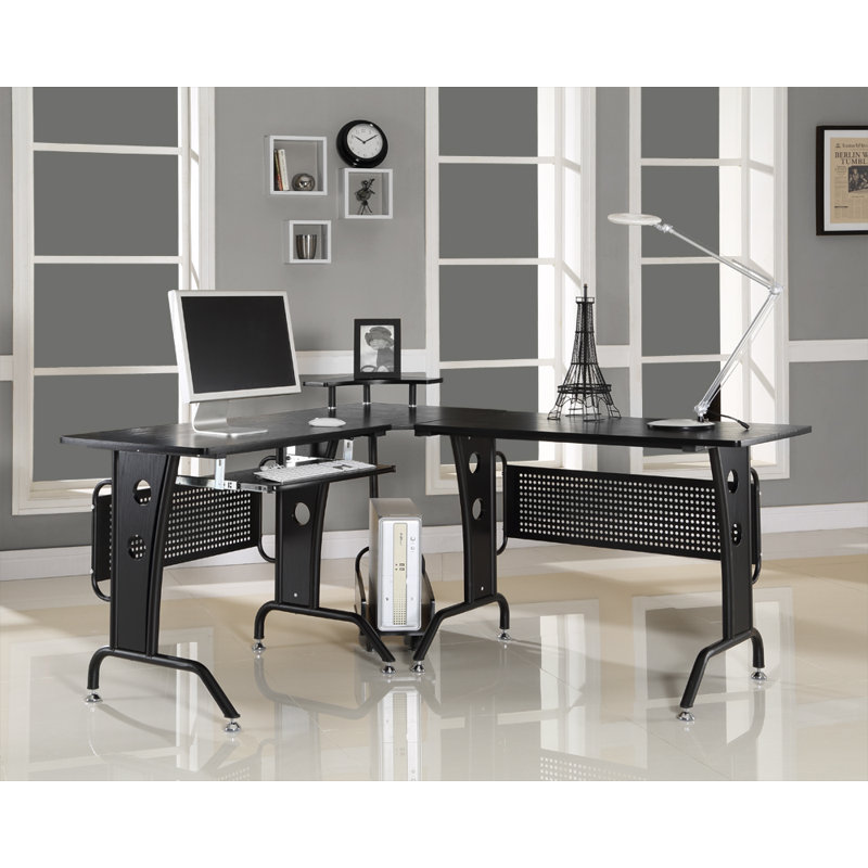 Home & Haus Corner Computer Desk & Reviews Wayfair.co.uk